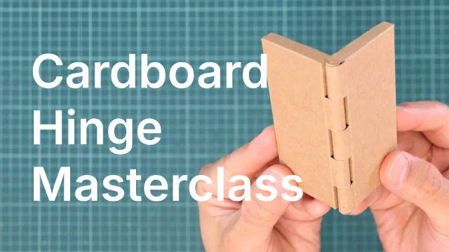 Cardboard Hinge Masterclass